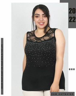 تاپ زنانه دانتل