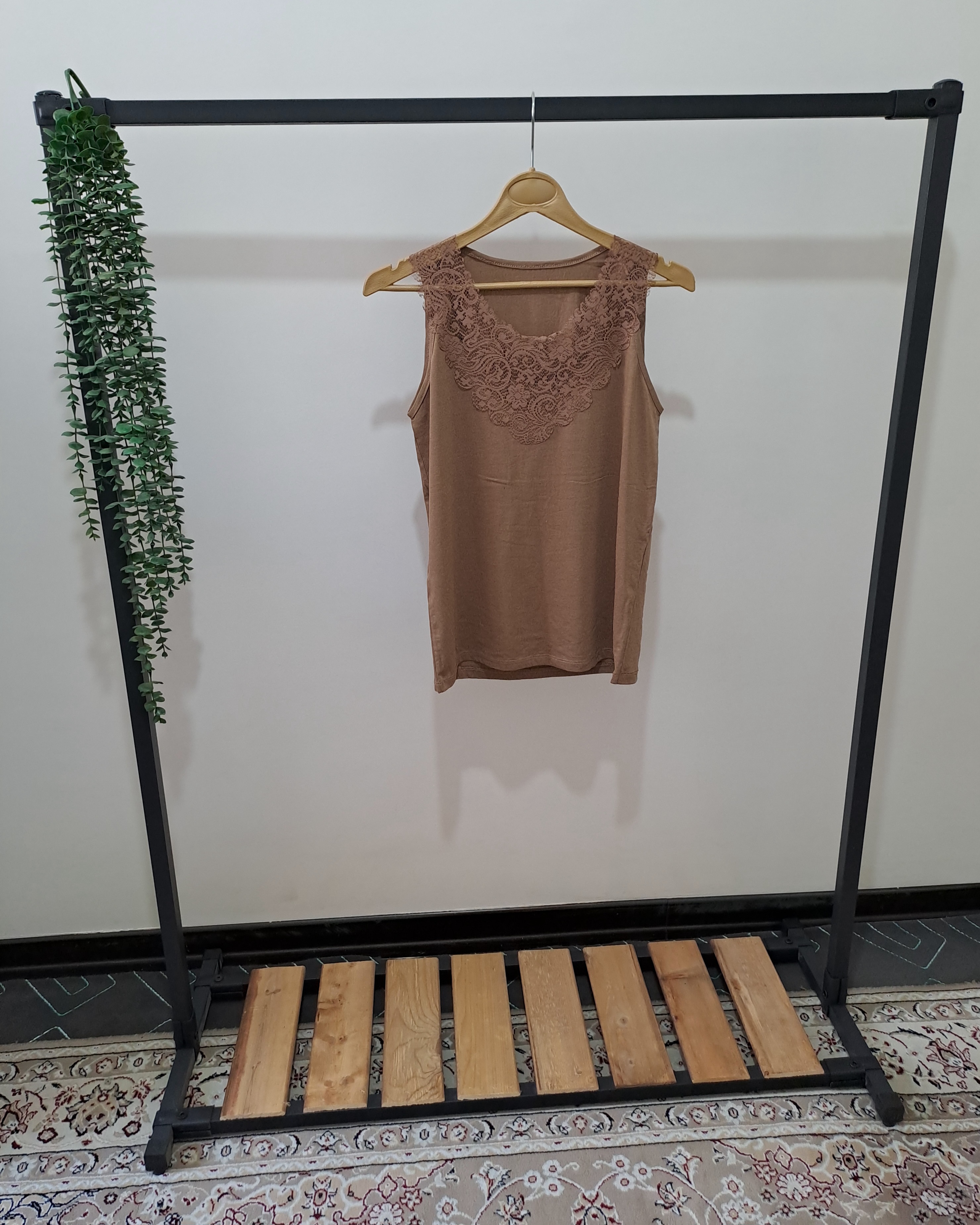 تاپ زنانه یقه گیپور
