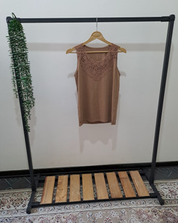 تاپ زنانه یقه گیپور